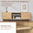 62" TV Stand with Sliding Door-1559555734