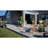 Boyter 150cm Long Reclining Teak Single Chaise