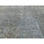 Tapis gris en laine noué à la main de conception unique 6 pi 4 po x 9 pi 1 po Ezekiell