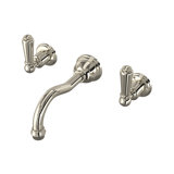 Edwardian™ Wall Mount Lavatory Faucet with Column-Spout