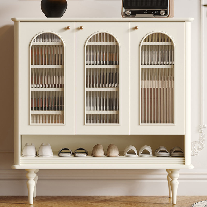 American style romantic home storage shoe cabinet