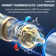 DualJetSpa 15-Spray Patterns 16" & 6" Dual Shower Head, Shower Faucet  System with Thermostatic Rough-in Valve and Body Jets