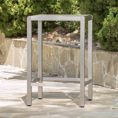 Table de bar d'extérieur en aluminium