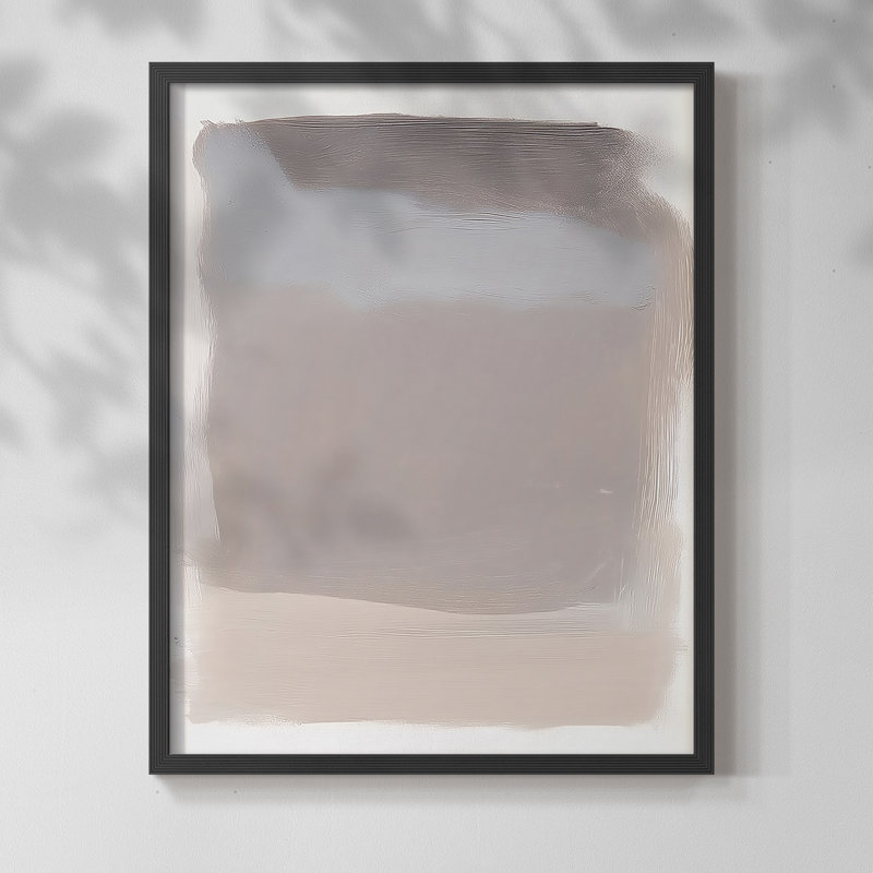 "ABSTRACT Series DCCXL III" par J Paul, H 15 po x l 12 po, Noir, noir, noir, noir