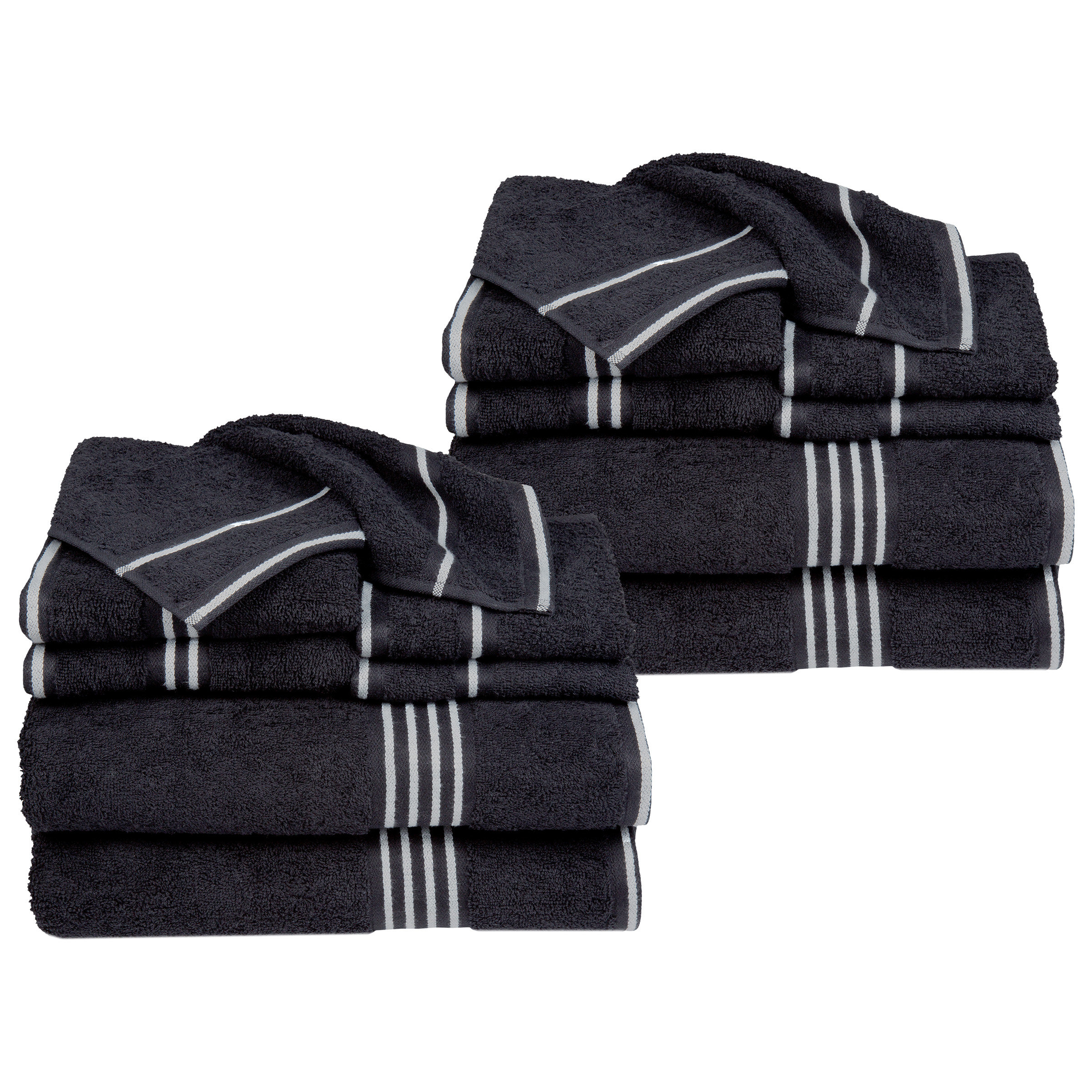 Lavish Home 16 Piece 100% Cotton Towel Set | Wayfair