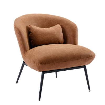 Ivol Upholstered Slipper Chair by George Oliver
