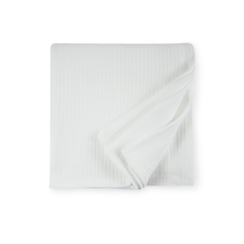 Grant Cotton Blanket, Twin, White