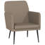 Ghada Faux Leather Armchair-1764847932