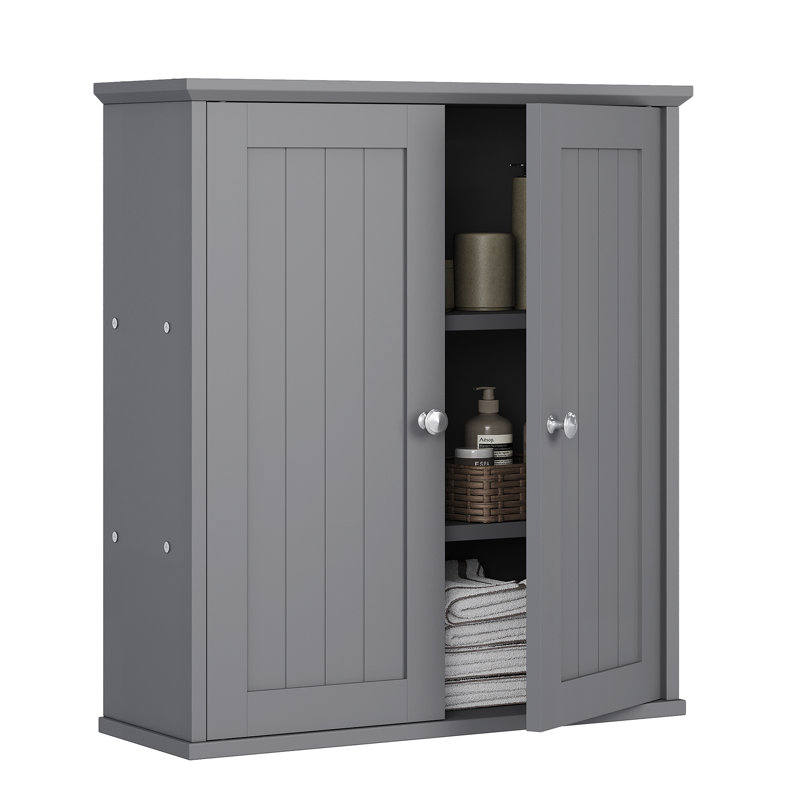 Armoire murale Deyaa, Gris