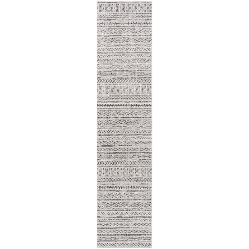Landyon Machine Woven Stain Resistant Indoor / Outdoor Area Rug , Runner 2'7" x 12'