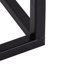 Ensemble de 2 boîtes en bois récupéré avec support en fer noir, L: 11 x 11 x 29,5 po: 8,5 x 8,5 x 21,5
