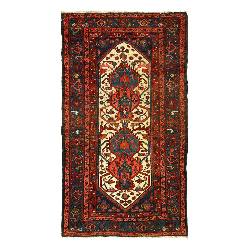 Antique One-of-a-Kind 3'6'' X 6'2'' Area Rug