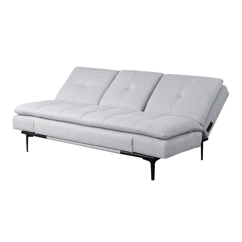 Serta Livingstone 78.7" Convertible Sofa with Drop Down Cup Holders and Integrated Power