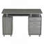 Bureau d'ordinateur complet avec rangement, gris-1254373896