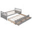 Lit de jour avec couchette et tiroirs, taille simple-689117486