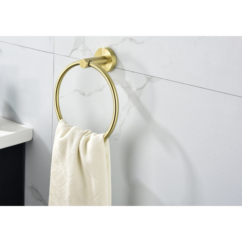 Ensemble de quincaillerie de salle de bain 6 pièces, Or