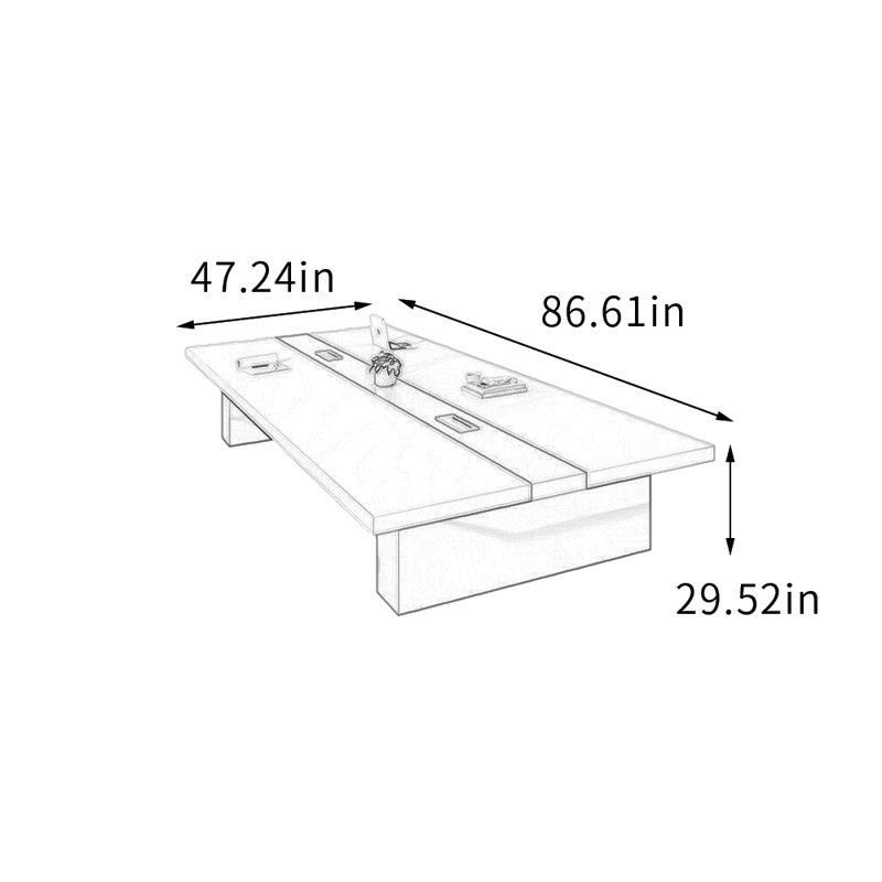 Onstad, H 29,52 po x L 86,61 po x l 47,24 po