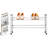 Silver - 2-Tier Expandable Shoe Rack-1734562337
