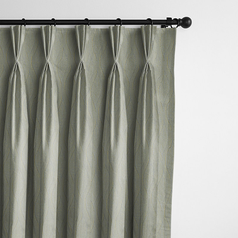 Rideau en polyester pruche, L 20 po x L 96 po