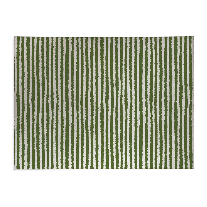 Tapis de bureau léger Long Gen, L 36 po x P 24 po, Vert olive