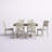 Alfiere 6 - Person Trestle Dining Set