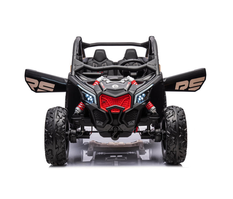 Freddo 48 Volt 2 Seater Battery Powered Ride On with Remote Control, Khaki