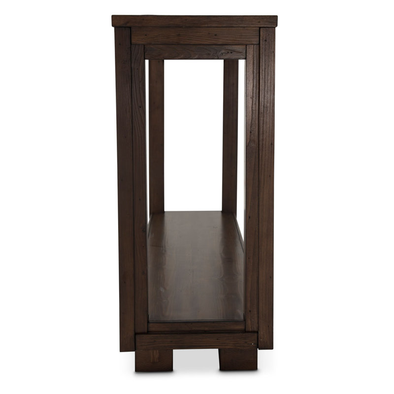 Carrollton 52'' Brown Solid Wood Console Table with Storage