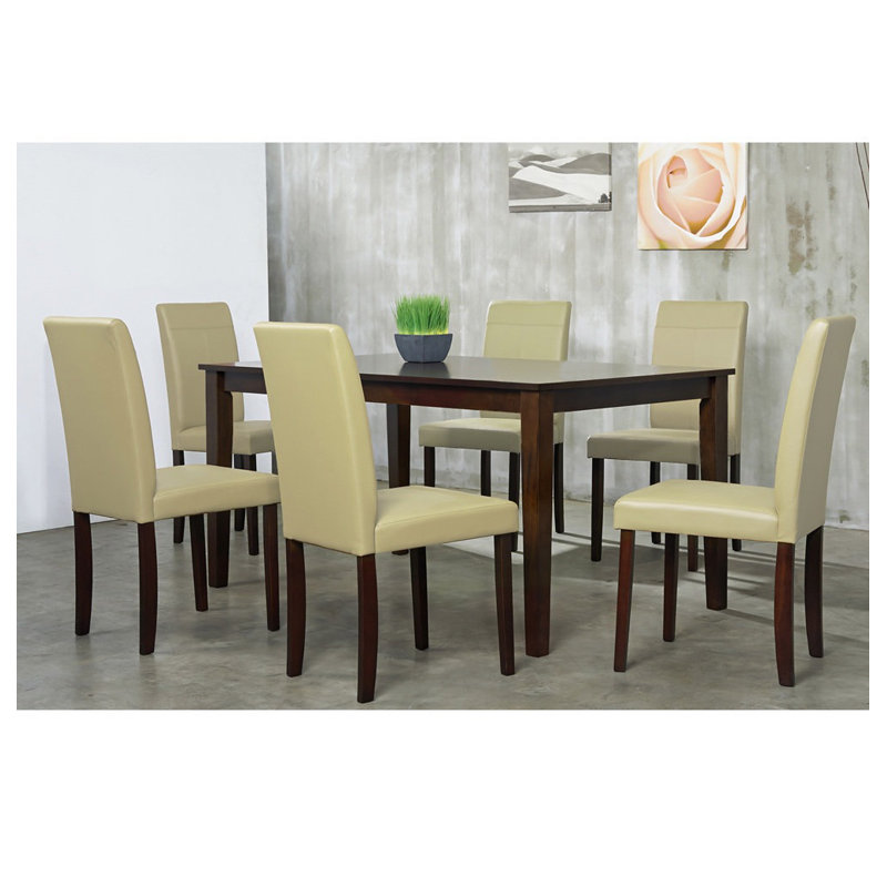 Solid Wood Solid Wood Top Four Leg Dining Set