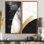 Marbre, peinture sur formes - art mural surdimensionné abstrait en marbre