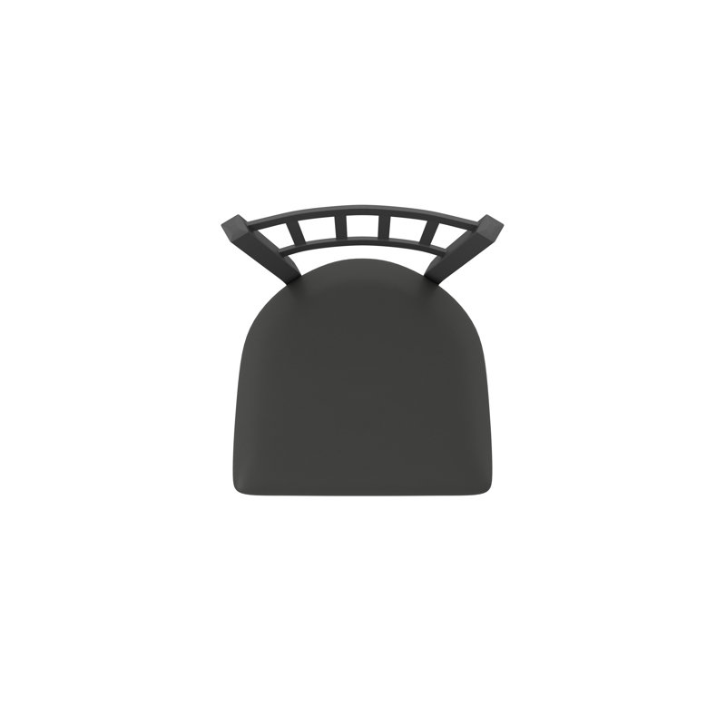Tabouret pivotant 810 Contessa, Vinyle - fer Canter, Étain, Très grand (siège d'une hauteur de 36 po)