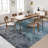 Area Rugs Washable Area Mark Resistant, Soft Low Pile Rug Non-Slip Farmhouse Floor Cover for Living Room Dining Bedroom Decor-1659228775-1659228773