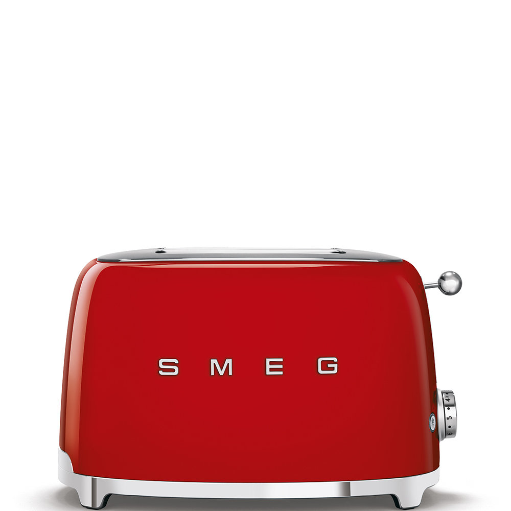 SMEG 50s Style 2-Slice Toaster, Red