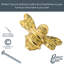 Sagers 6 X Nickel Bee Knobs-662614977