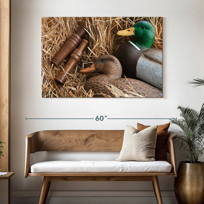 Duck Hunting Concept, 32" H x 48" W