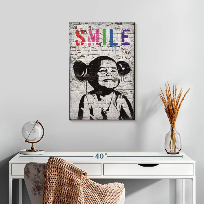 Leisha Smiling Girl, 24" H x 16" W