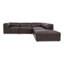 Form Astra 5 - Genuine Leather Modular Sectional with Ottoman-40776607-57831126