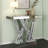 Amla 35.43" Mirrored Glass Console Table-72162356