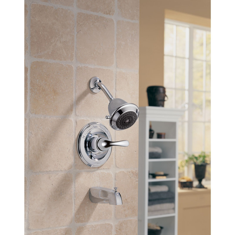 Monitor® Pressure Balanced Tub and Shower Faucet with Trim and TouchClean, Chrome