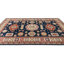 Tapis oriental tribal bleu 6X9 One-of-a-Kind