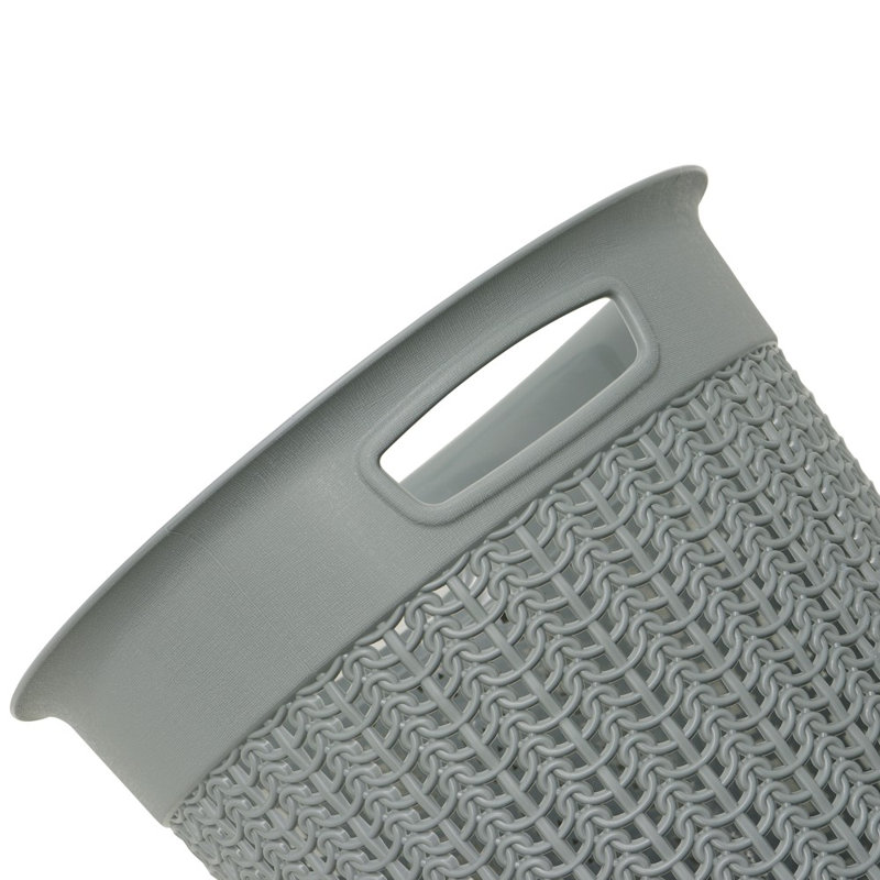Demaio Laundry Hamper, Grey