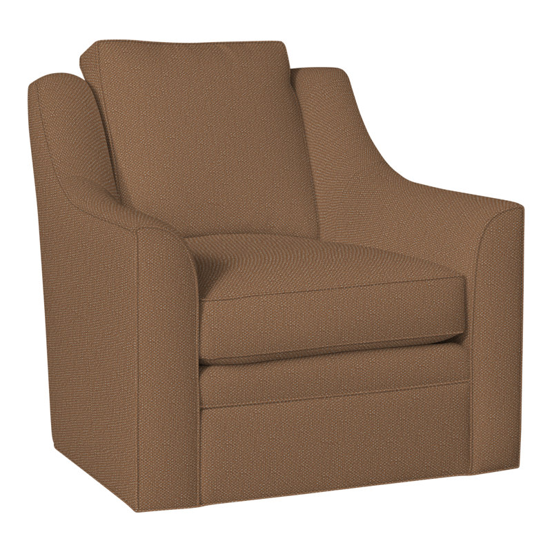 American Bungalow Nicholas Barrel Back Swivel Chair, Perigold Page Amber