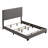 Panel Bed with Nailhead Trim