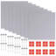 Frameless Mirror Tiles Glass 20.5cm Bathroom Vanity Makeup Decor-91584080