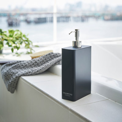 Distributeur Yamazaki, pompe à bouteille contemporaine pour la douche, 24 oz, 700 ml