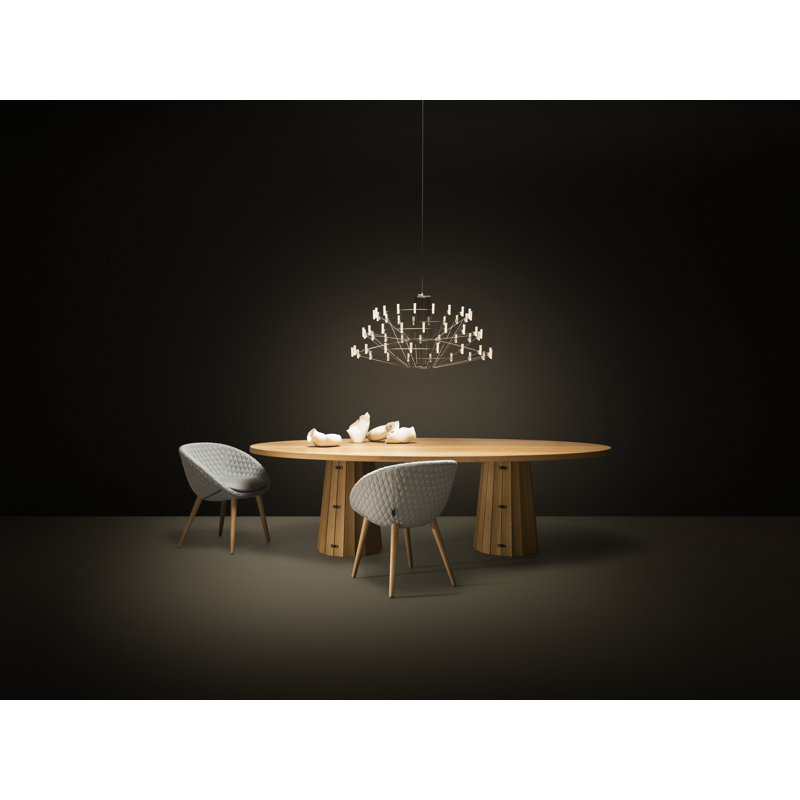 Coppélia LED Chandelier, Small, Black
