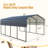 12 Ft. W x 20 Ft. D Carport with Galvanized Steel Roof