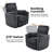 2-Pieces 39" Wide Power Oversized Recliner Chair With 2 Pillows, USB Ports Electric Nursing Reclining Chairs, Comfy Chair For Bedroom Living Room-628654742