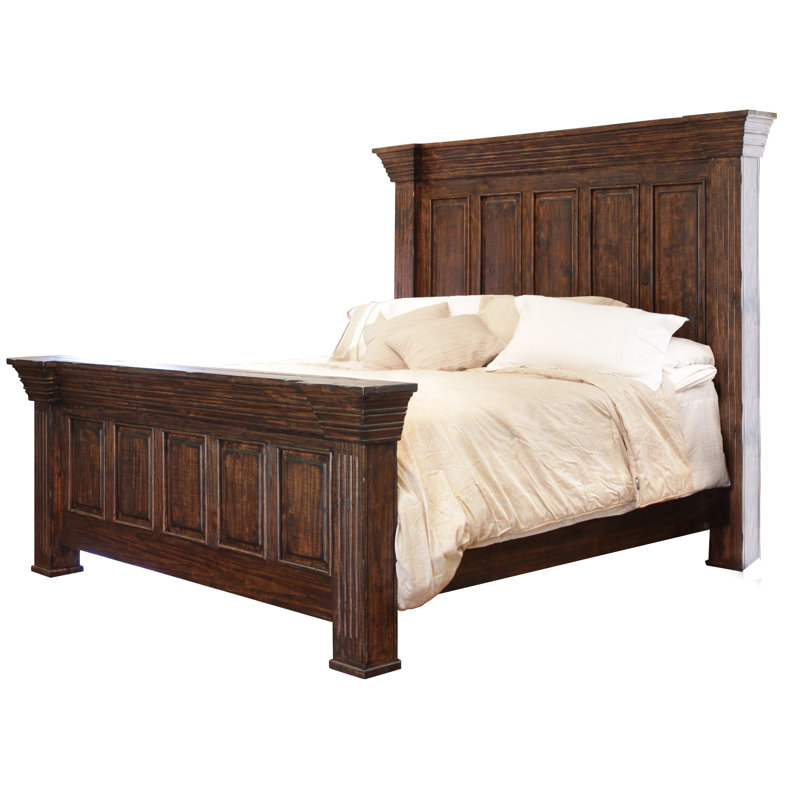 Khalei Solid Wood Standard Bed, California King