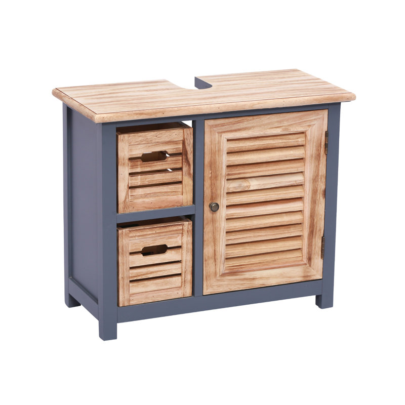 Goodson 65cm Single Bathroom Vanity Base Only in Grey