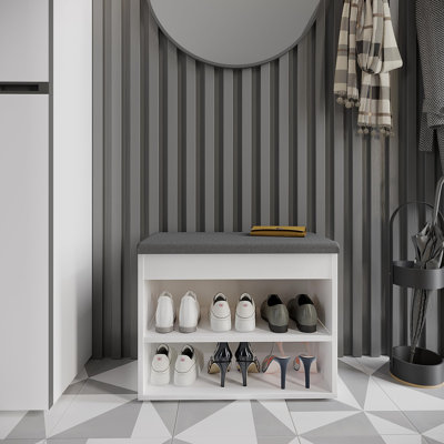 Stackable Shoe Storage Bench